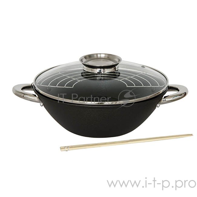 Казан чугунный с крышкой Mercury, MC-6210 (4) 32 см 5,6 л