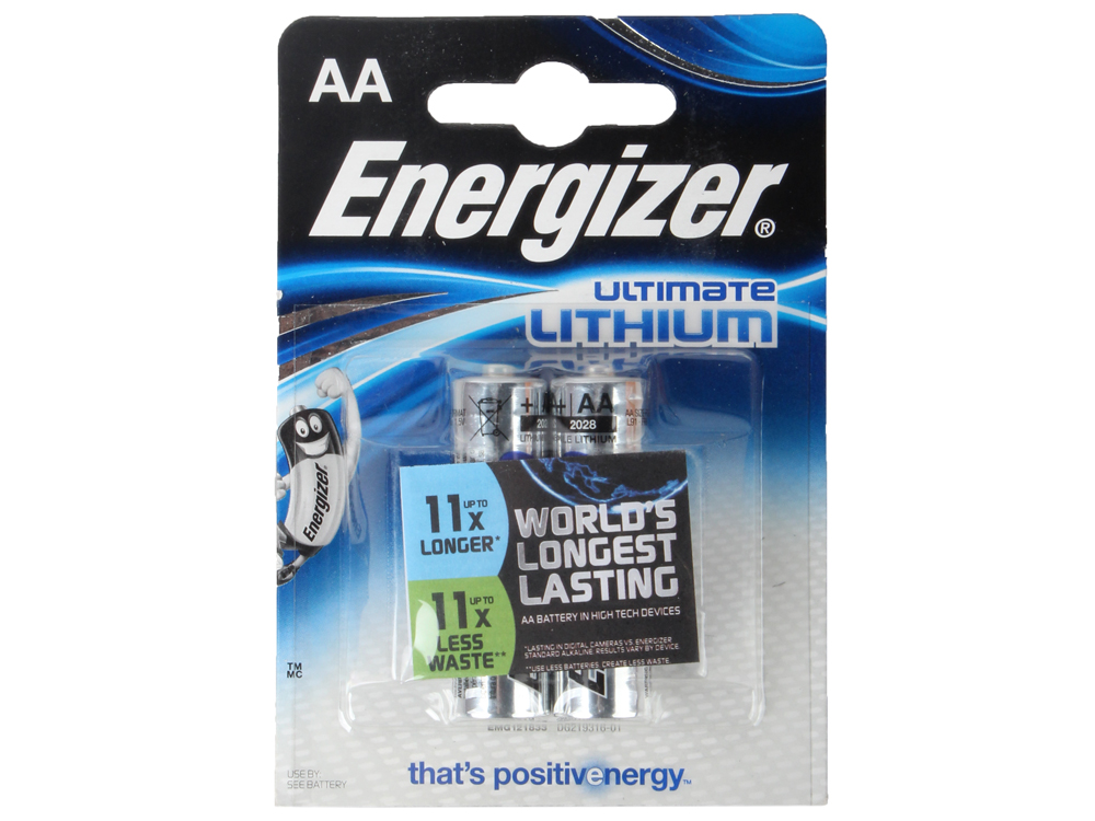 Батарейки Energizer Ultimate 636895639154 LR6/E91 (АА) FSB 2 шт.