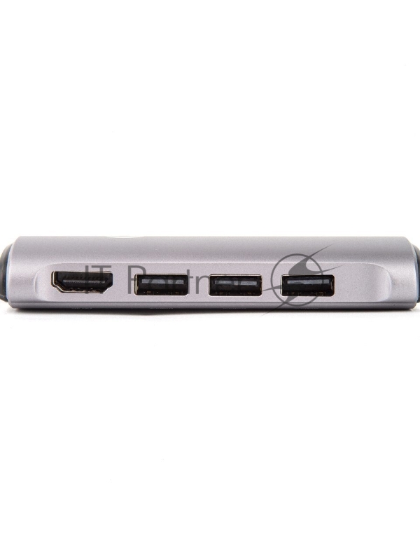 Кабель-адаптер USB3.1 Type-CM-->HDMI 4K*60Hz +3USB3.0+RJ45+TF+SD+PD charging VCOM <CU463>