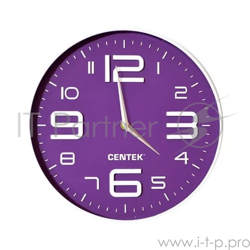 Часы настенные Centek СТ-7101 фиолетовый