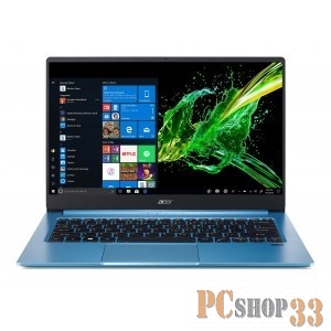 Ультрабук Acer Swift 3 SF314-57-735H Core i7 1065G7/16Gb/SSD1Tb/Intel UHD Graphics/14/IPS/FHD (1920x1080)/Windows 10 Single Language/lt.blue/WiFi/BT