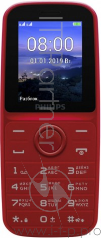 Philips E109 Xenium Red
