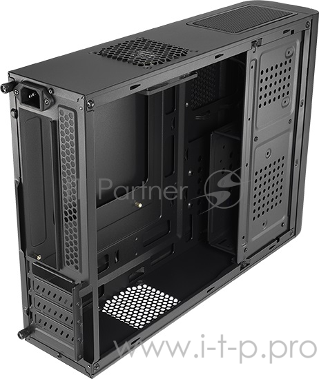 Корпус Aerocool CS-101 черный 400W mATX 1x80mm 2xUSB3.0 audio