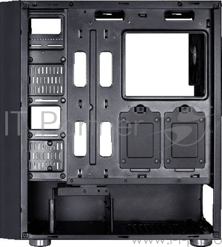 Корпус Aerocool Quartz RGB , ATX, без БП, закаленное стекло, 3x 12см RGB вентилятора + хаб P7-H1 в комплекте, 1x USB 3.0 + 2x USB 2.0