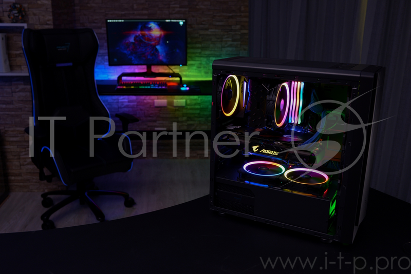 Корпус Aerocool RIFT , ATX, без БП, акриловое окно, 195x461x411мм (ШxГxВ), USB3.0 x1, USB2.0 x2, SD Card Reader, металл 0,5мм