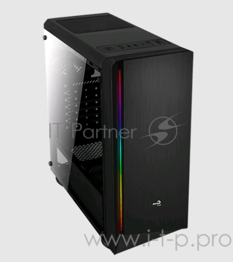 Корпус Aerocool RIFT , ATX, без БП, акриловое окно, 195x461x411мм (ШxГxВ), USB3.0 x1, USB2.0 x2, SD Card Reader, металл 0,5мм