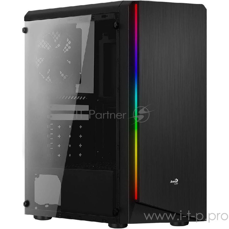 Корпус Aerocool RIFT , ATX, без БП, акриловое окно, 195x461x411мм (ШxГxВ), USB3.0 x1, USB2.0 x2, SD Card Reader, металл 0,5мм