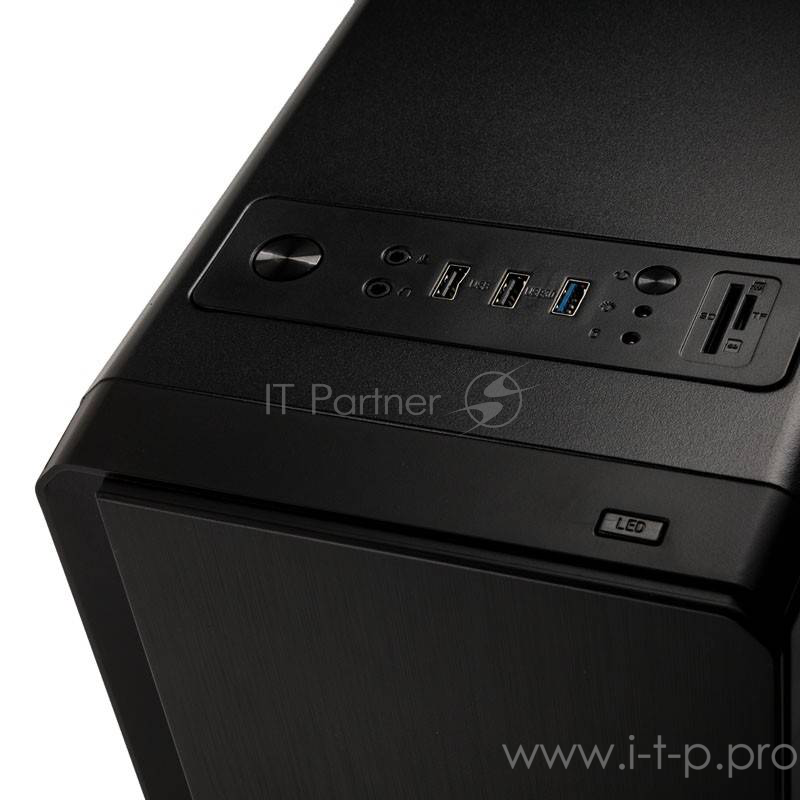 Корпус Aerocool RIFT , ATX, без БП, акриловое окно, 195x461x411мм (ШxГxВ), USB3.0 x1, USB2.0 x2, SD Card Reader, металл 0,5мм