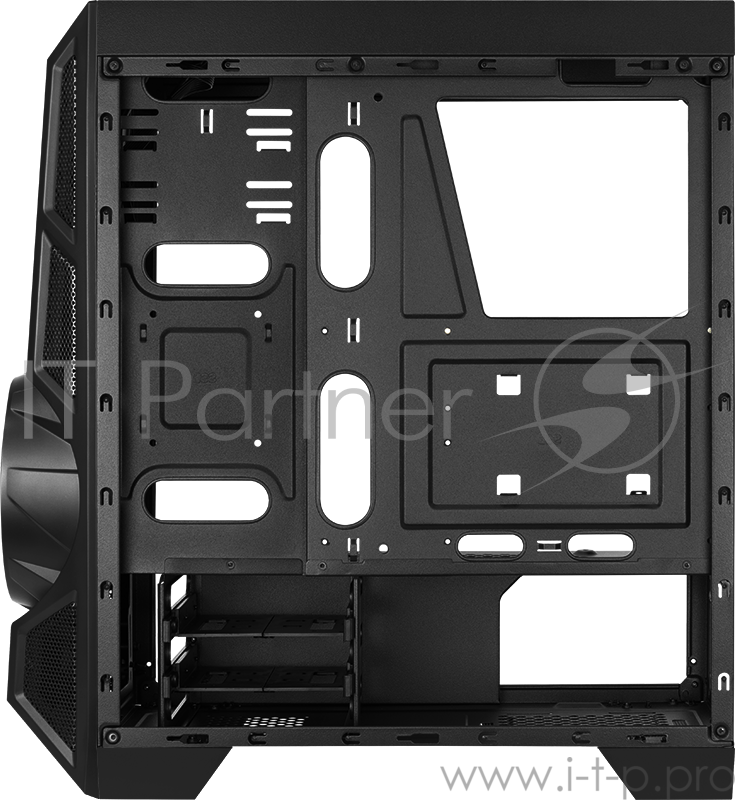 Корпус Aerocool Aero Engine RGB-G-BK-v2 черный без БП ATX 3x120mm 2xUSB2.0 1xUSB3.0 audio bott PSU