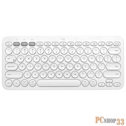 (920-009589) Клавиатура Беспроводная Logitech Wireless Bluetooth Multi-Device Keyboard K380 White