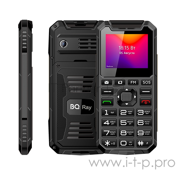 Мобильный телефон BQ 2004 Ray Grey/Black