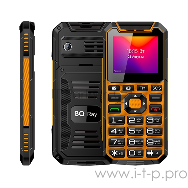 Мобильный телефон BQ 2004 Ray Grey/Black