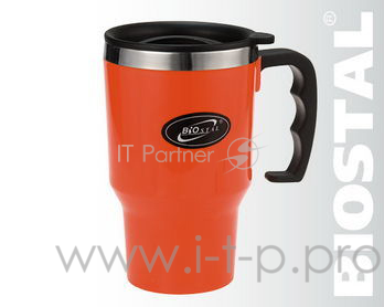 Кружка BIOSTAL-АВТО NMP-450-P (0,45л,комбинированные с цвет.пласт)