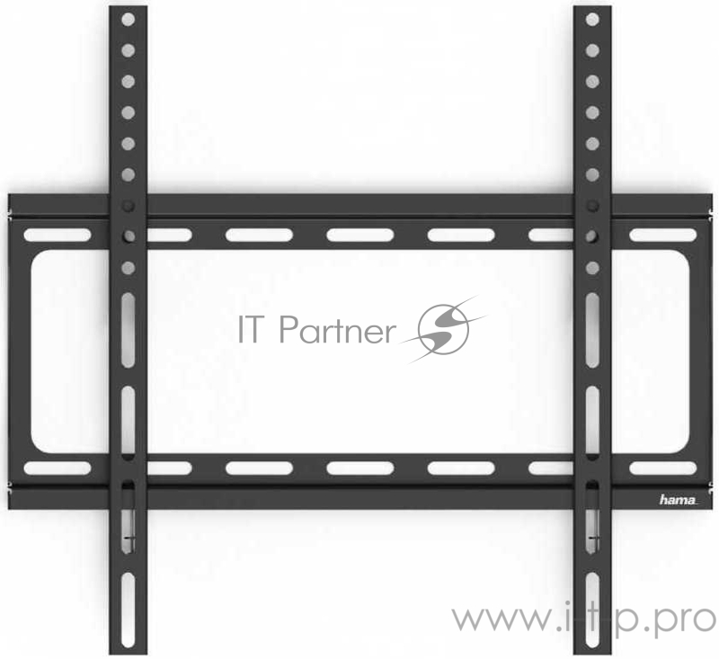 Кронштейн для телевизора Hama H-118068 черный 32-65 макс.35кг настенный фиксированный