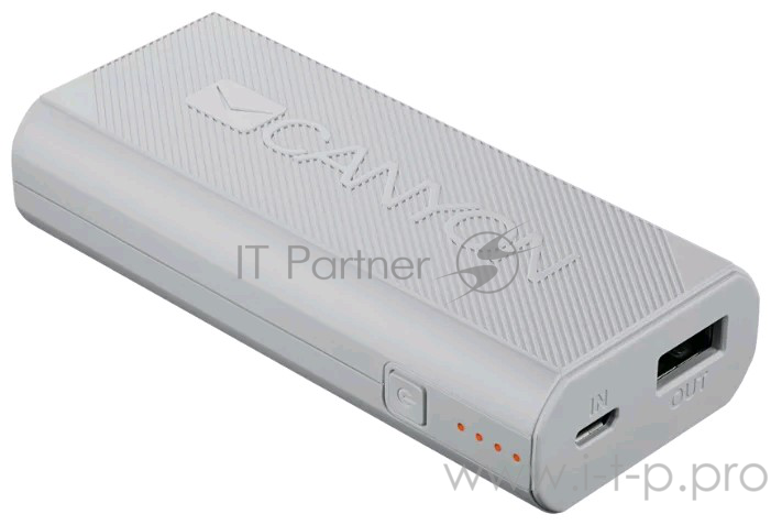Внешний аккумулятор Canyon CNE-CPBF44W 4400mAh (White). (H2CNECPBF44W)