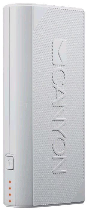 Внешний аккумулятор Canyon CNE-CPBF44W 4400mAh (White). (H2CNECPBF44W)