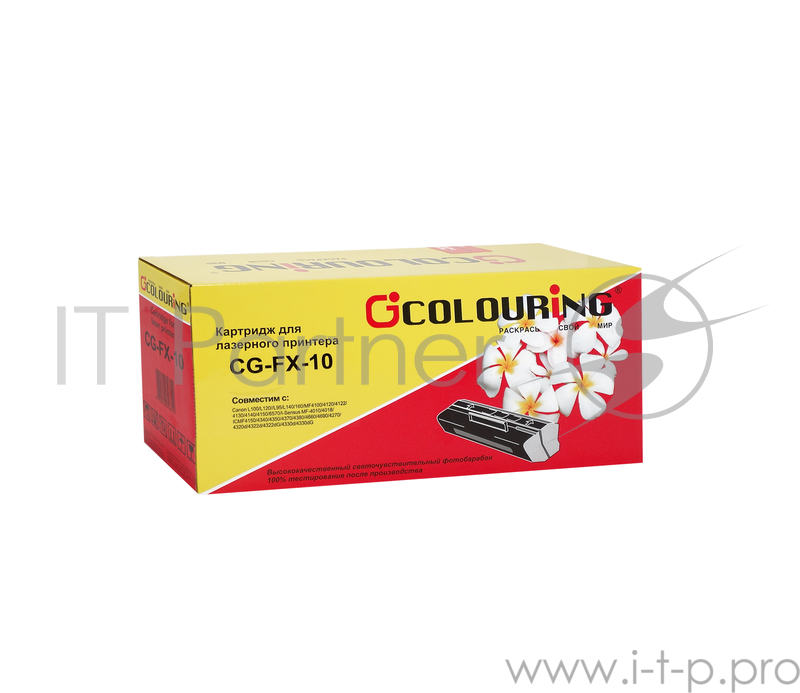 Картридж CG-FX-10 для принтеров Canon Fax MF4010/4012/4120/4150/4270/432 FAX-L100/110/120/160 2000 копий Colouring