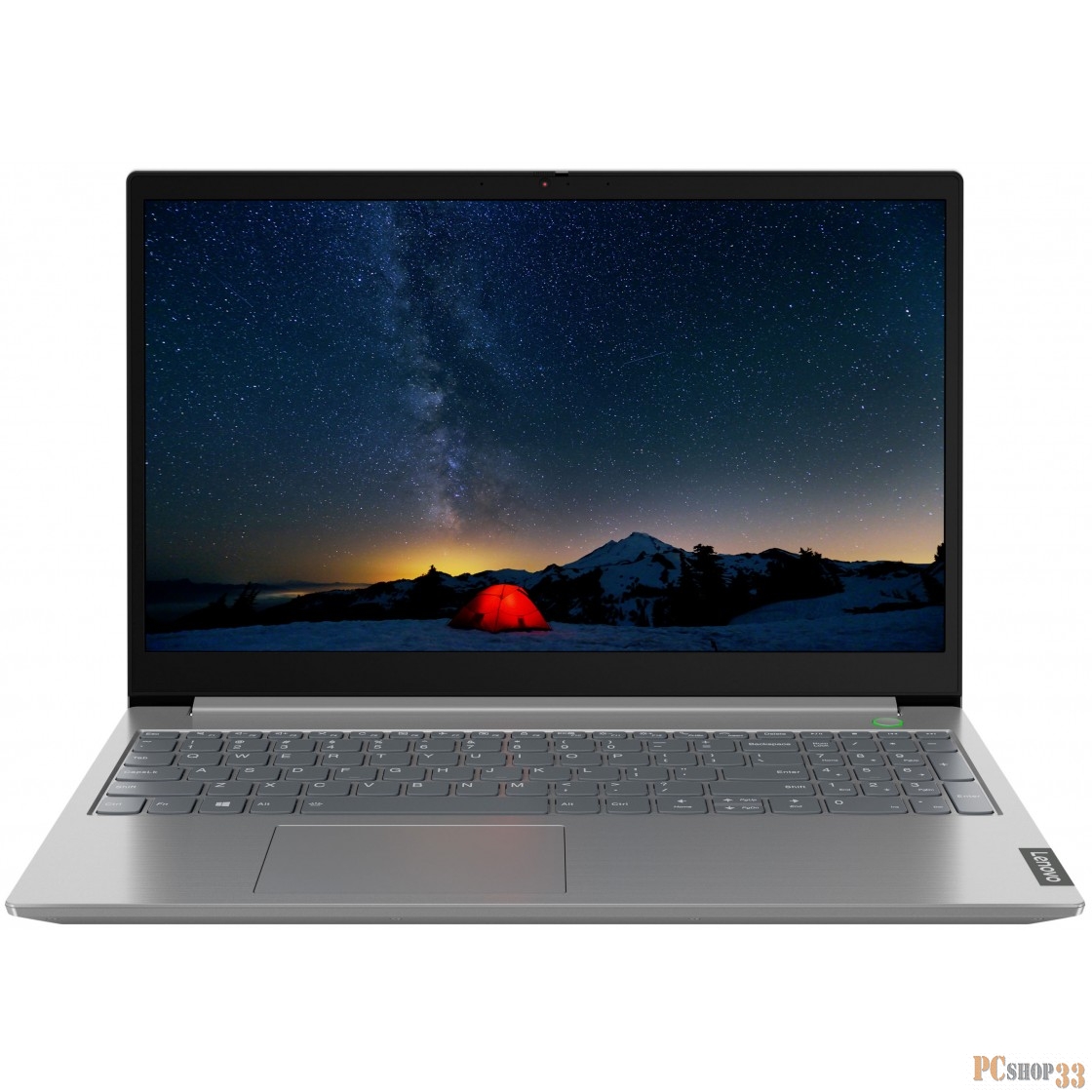 Ноутбук Lenovo Thinkbook 15-IIL Core i3 1005G1/8Gb/SSD128Gb/Intel UHD Graphics/15.6/IPS/FHD (1920x1080)/Free DOS/grey/WiFi/BT/Cam