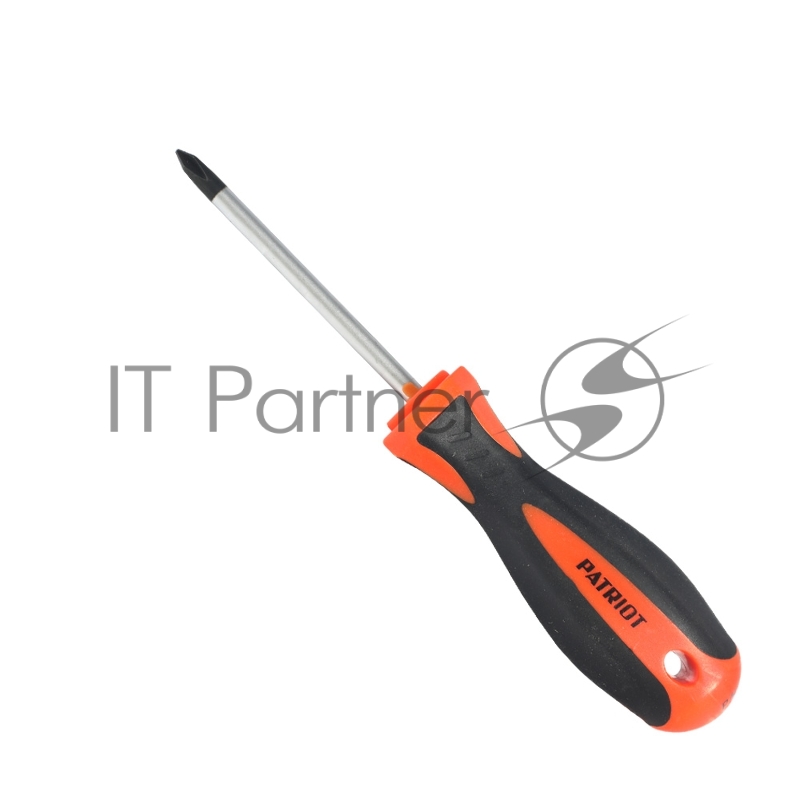 Отвертка Patriot PH1x75, CR-V,магнитная, 2-х компонентная рукоятка