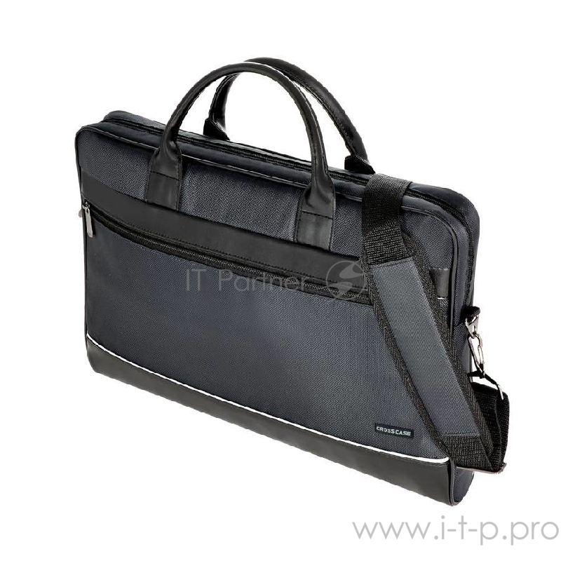 Сумка для ноутбука CROSS CASE CC17-014 чёрная (17.3, нейлон, искусственная кожа)