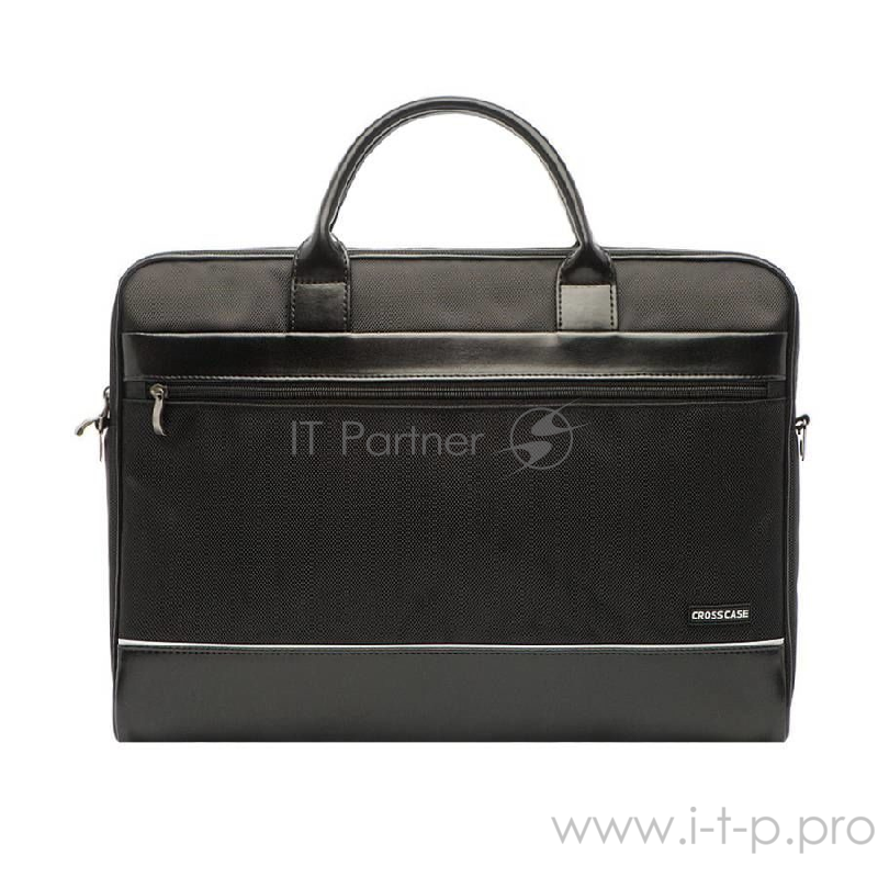 Сумка для ноутбука CROSS CASE CC17-014 чёрная (17.3, нейлон, искусственная кожа)