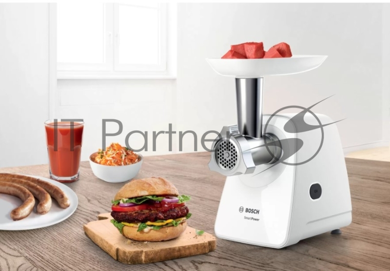 Мясорубка Bosch MFW2517W 1500Вт белый