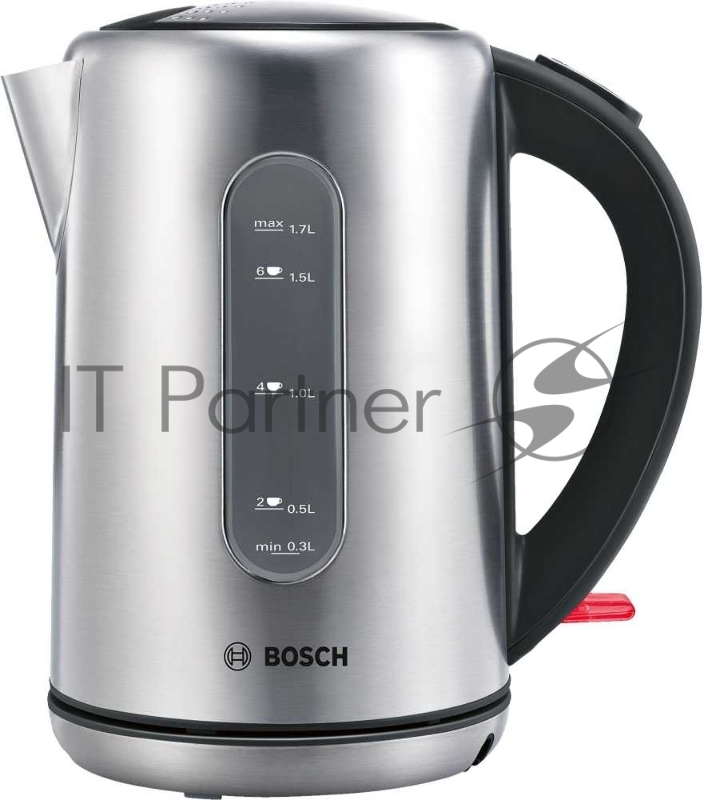Чайник электрический Bosch TWK79B05 1.7л. 2200Вт серебристый (корпус: нержавеющая сталь)