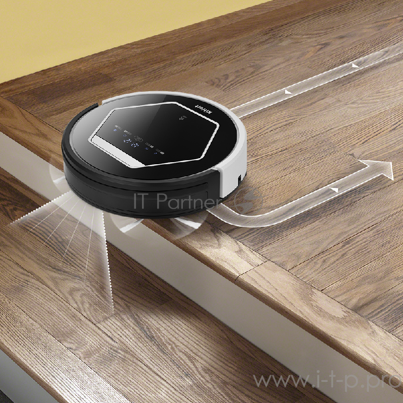 Робот-пылесос с УФ лампой Kitfort 553-КТ Аккумулятор Li-ion 14,4 В, 2200 мА*ч.Время работы 90–120 ми