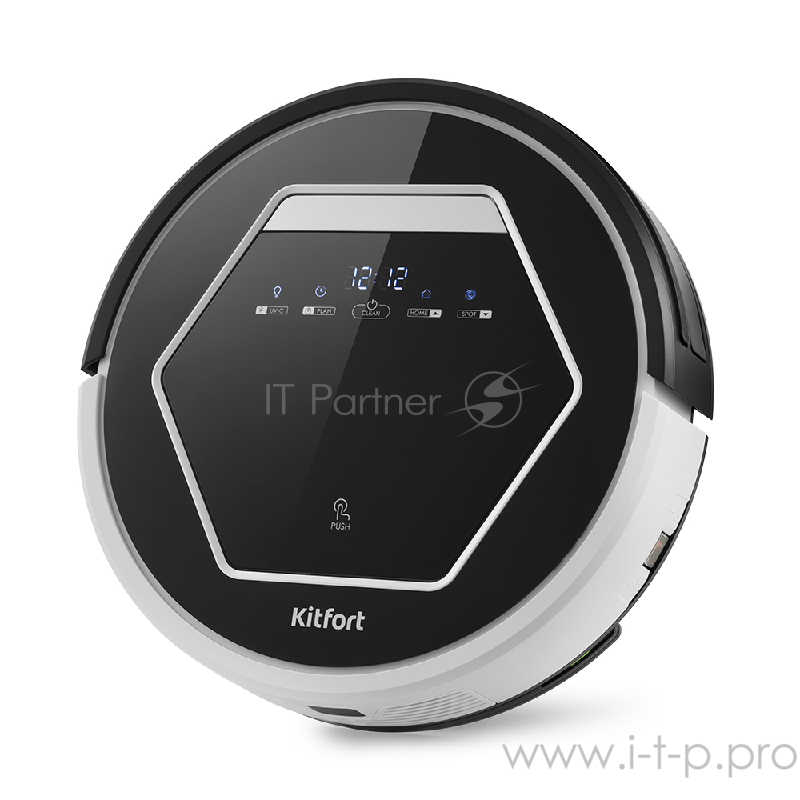Робот-пылесос с УФ лампой Kitfort 553-КТ Аккумулятор Li-ion 14,4 В, 2200 мА*ч.Время работы 90–120 ми