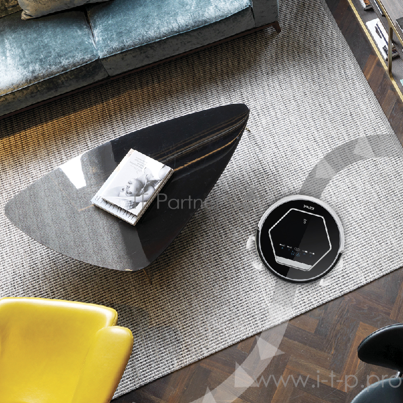 Робот-пылесос с УФ лампой Kitfort 553-КТ Аккумулятор Li-ion 14,4 В, 2200 мА*ч.Время работы 90–120 ми