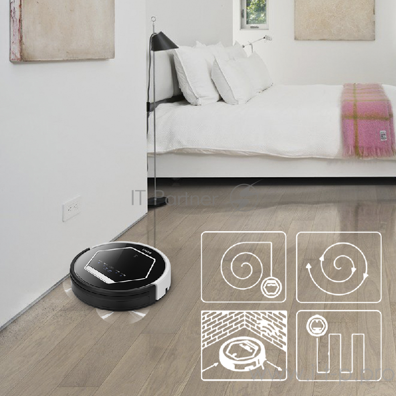 Робот-пылесос с УФ лампой Kitfort 553-КТ Аккумулятор Li-ion 14,4 В, 2200 мА*ч.Время работы 90–120 ми