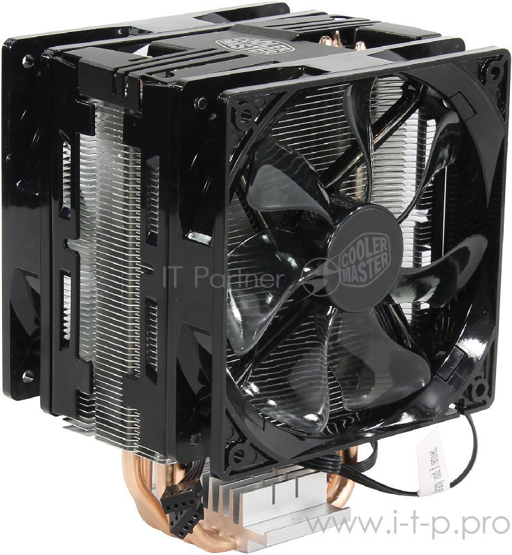 Вентилятор Cooler Master Hyper 212 Turbo Black LED, 600 - 1600 RPM, 150W, Full Socket Support RR-212TK-16PR-R1