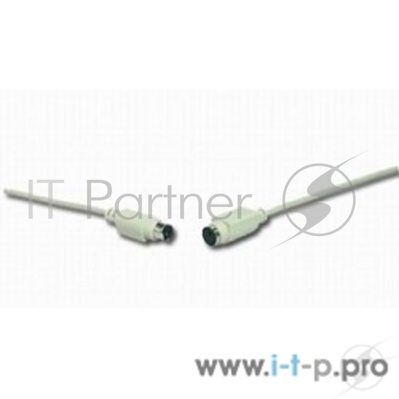 Кабель Кабель удлинитель PS/2 порта 6F/6M, 1.8м, Gembird, пакет CC-142-6