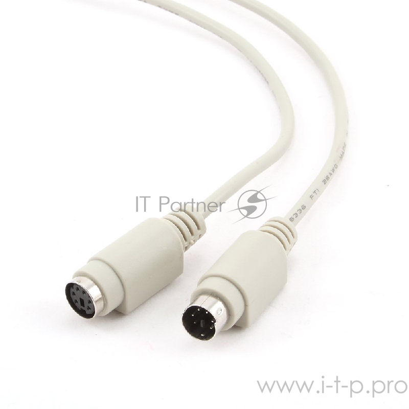 Кабель Кабель удлинитель PS/2 порта 6F/6M, 1.8м, Gembird, пакет CC-142-6