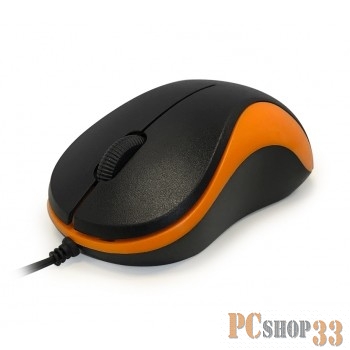 Мышь CBR CM 114 Orange USB, Мышь, оптика,офисн., 1200dpi, провод на скрутке, 75см