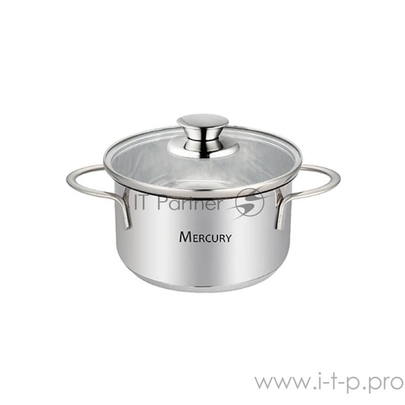 Кастрюля Mercury MC-6054 (12) Bambino, с крышкой, 0,7 л 12 см