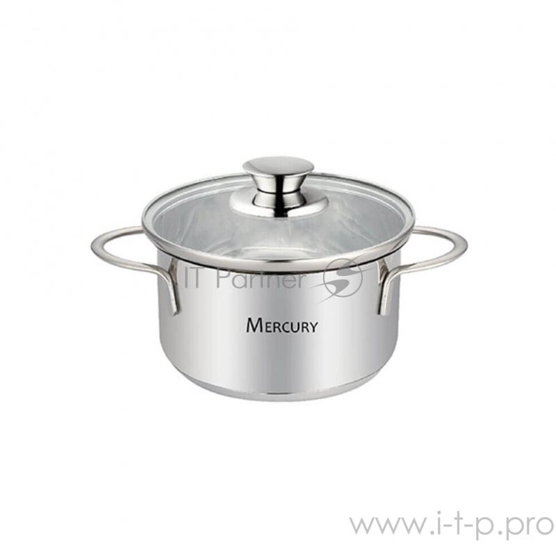 Кастрюля Mercury MC-6055 (12) с крышкой 1,0 л 14 см серии Bambino