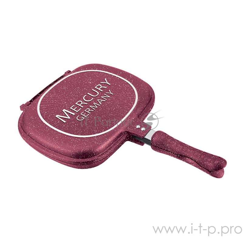 Сковорода Mercury MC-6292 (6) 28 см борд, двойная с антипригарным покрытием non-stick под мрамор