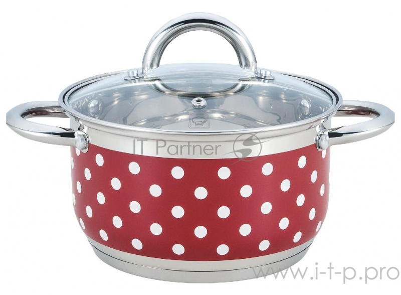 Кастрюля MercuryHaus MC-7049 (6) с крышкой 2,6 л 18*10,5 см