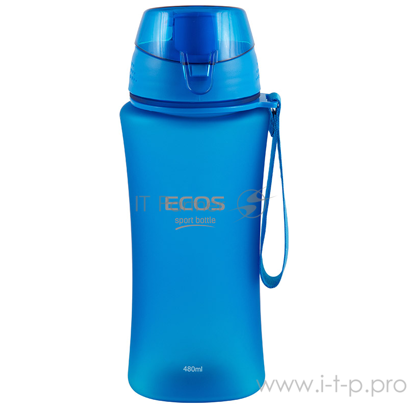 Ecos Бутылка для воды 480 мл ECOS SK5014 голубая