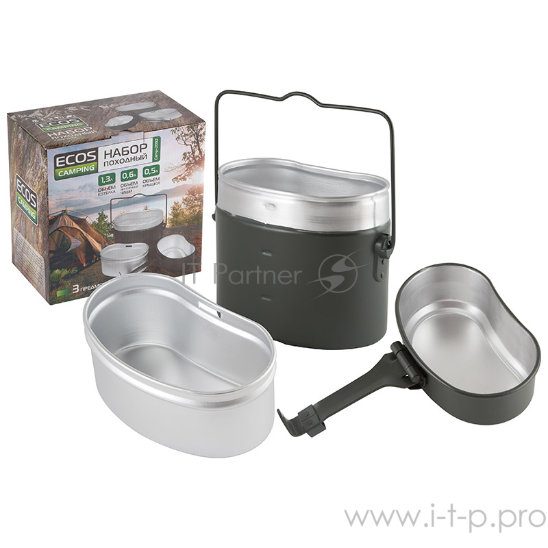 Ecos Походный набор Camp-2032, алюминий