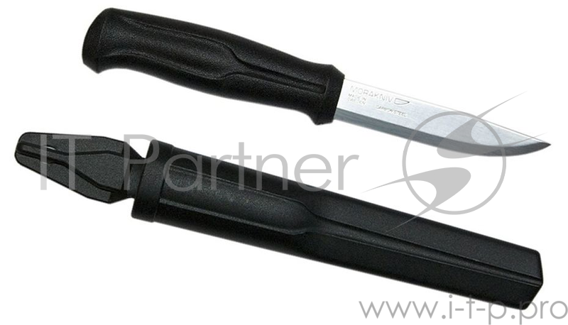 Нож Mora 510 (11732) стальной разделочный лезв.95мм прямая заточка черный