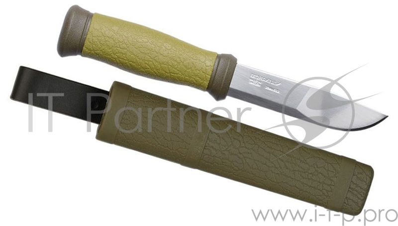 Нож Mora Outdoor 2000 (10629) стальной разделочный лезв.109мм прямая заточка хаки