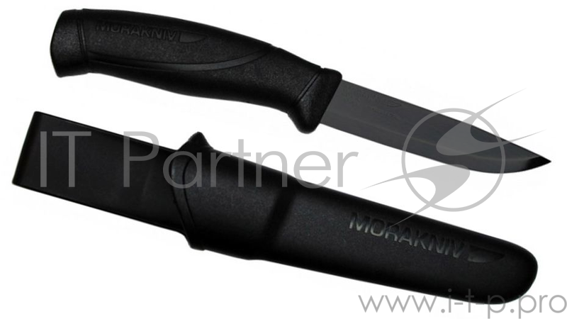 Нож Mora Companion (12553) стальной разделочный лезв.104мм прямая заточка черный