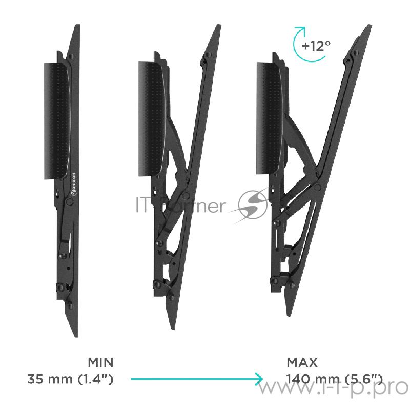 ТВ кронштейн /40-65 BLACK SN16 BLACK ONKRON