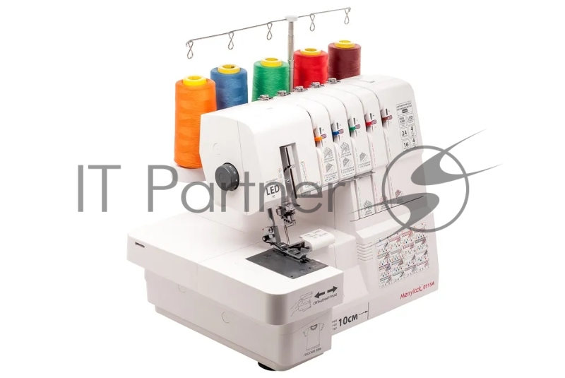 Оверлок Merrylock 0115А2,3,4,5-ниточный + плоскошовная машина, дифференциал, съемный рукав,авт.натяжение