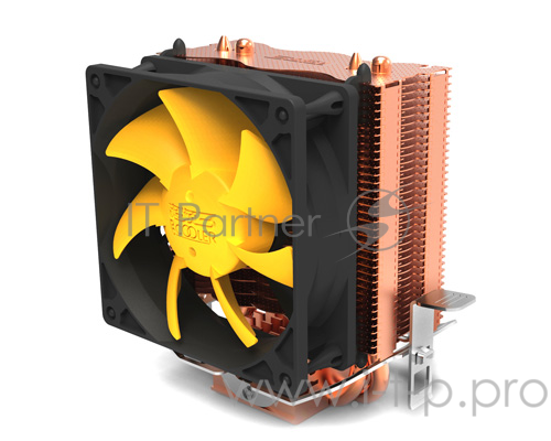 Вентиляторы PCCooler S83 Кулер S83 S775/115X/AM2/AM3/AM4/FM1/FM2 (48 шт/кор, TDP 90W, вент-р 80мм, 2 тепловые трубки 6мм, 2200RPM, 20dBa) Retail Color Box