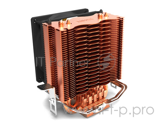Вентиляторы PCCooler S83 Кулер S83 S775/115X/AM2/AM3/AM4/FM1/FM2 (48 шт/кор, TDP 90W, вент-р 80мм, 2 тепловые трубки 6мм, 2200RPM, 20dBa) Retail Color Box