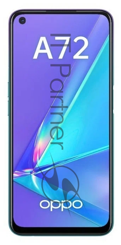 Смартфон OPPO A72 4Gb+128Gb (CPH2067) Фиолетовый СмартфонQualcomm Snapdragon 665 Front - 16, Rear - 48MP +8MP + 2MP +2MP 6.57” FHD+ LCD Infinity-O 5000mAh