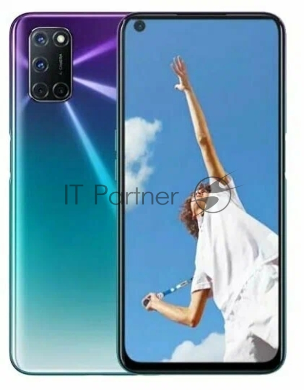 Смартфон OPPO A72 4Gb+128Gb (CPH2067) Фиолетовый СмартфонQualcomm Snapdragon 665 Front - 16, Rear - 48MP +8MP + 2MP +2MP 6.57” FHD+ LCD Infinity-O 5000mAh